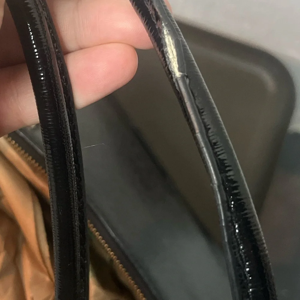 Kate Spade Shiny Black Tote Bag